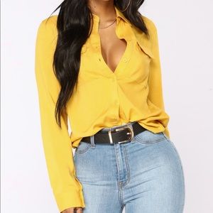 Button down long sleeve shirt